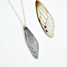 Load image into Gallery viewer, Large Cicada Wing Necklace