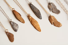 Load image into Gallery viewer, Petite Cicada Wing Necklace