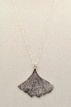 Load image into Gallery viewer, Long Ginkgo Leaf Necklace