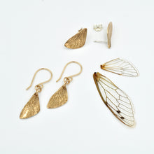 Load image into Gallery viewer, Cicada Wing Studs