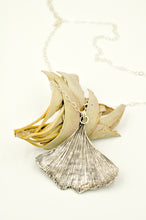 Load image into Gallery viewer, Long Ginkgo Leaf Necklace