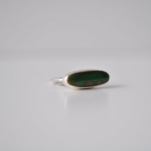 Load image into Gallery viewer, Nevada Turquoise Oval Stacker Ring - Size 6
