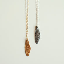 Load image into Gallery viewer, Large Cicada Wing Necklace