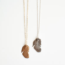 Load image into Gallery viewer, Petite Feather Necklace