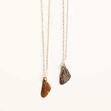 Load image into Gallery viewer, Petite Cicada Wing Necklace