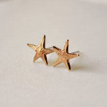 Load image into Gallery viewer, Tiny Starfish Stud Earrings