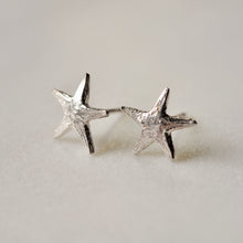 Load image into Gallery viewer, Tiny Starfish Stud Earrings
