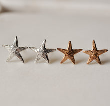 Load image into Gallery viewer, Tiny Starfish Stud Earrings