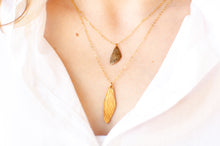 Load image into Gallery viewer, Petite Cicada Wing Necklace
