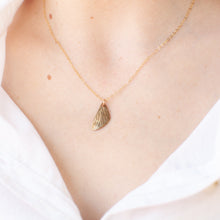 Load image into Gallery viewer, Petite Cicada Wing Necklace