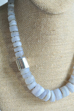 Load image into Gallery viewer, Raw Chalcedony Beaded Statement Necklace