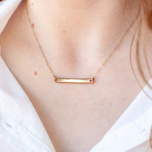 Load image into Gallery viewer, Flat Bar Necklace