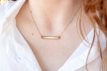 Load image into Gallery viewer, Flat Bar Necklace