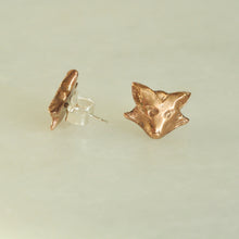 Load image into Gallery viewer, Fox Face Studs