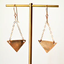 Load image into Gallery viewer, Large Triangle Earrings
