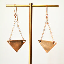 Load image into Gallery viewer, Large Triangle Earrings