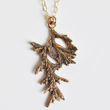 Load image into Gallery viewer, Large Evergreen Sprig Necklace