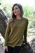 Load image into Gallery viewer, Bronze Crescent Necklace