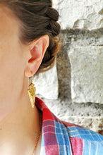 Load image into Gallery viewer, Large Arrowhead Earrings