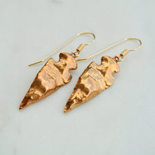 Load image into Gallery viewer, Large Arrowhead Earrings
