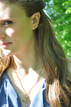 Load image into Gallery viewer, Crescent Moon Stud Earrings