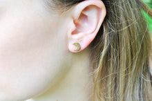 Load image into Gallery viewer, Crescent Moon Stud Earrings