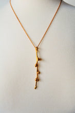 Load image into Gallery viewer, Bronze Holly Branch Necklace