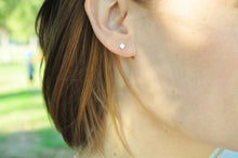 Load image into Gallery viewer, Tiny Square Studs