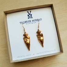 Load image into Gallery viewer, Large Arrowhead Earrings
