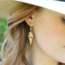 Load image into Gallery viewer, Large Arrowhead Earrings