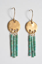 Load image into Gallery viewer, Turquoise Dreamcatcher Earrings