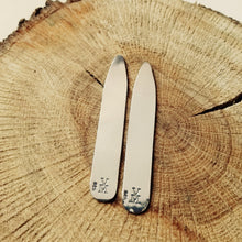 Load image into Gallery viewer, Sterling Silver Collar Stays