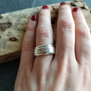 Folded Silver Ring