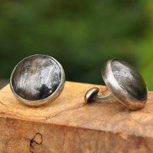 Load image into Gallery viewer, Pyrite Cuff Links