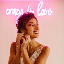 Load image into Gallery viewer, Peach Sapphire Stud Earrings