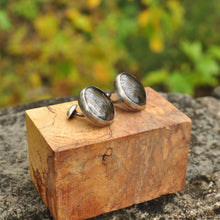Load image into Gallery viewer, Pyrite Cuff Links