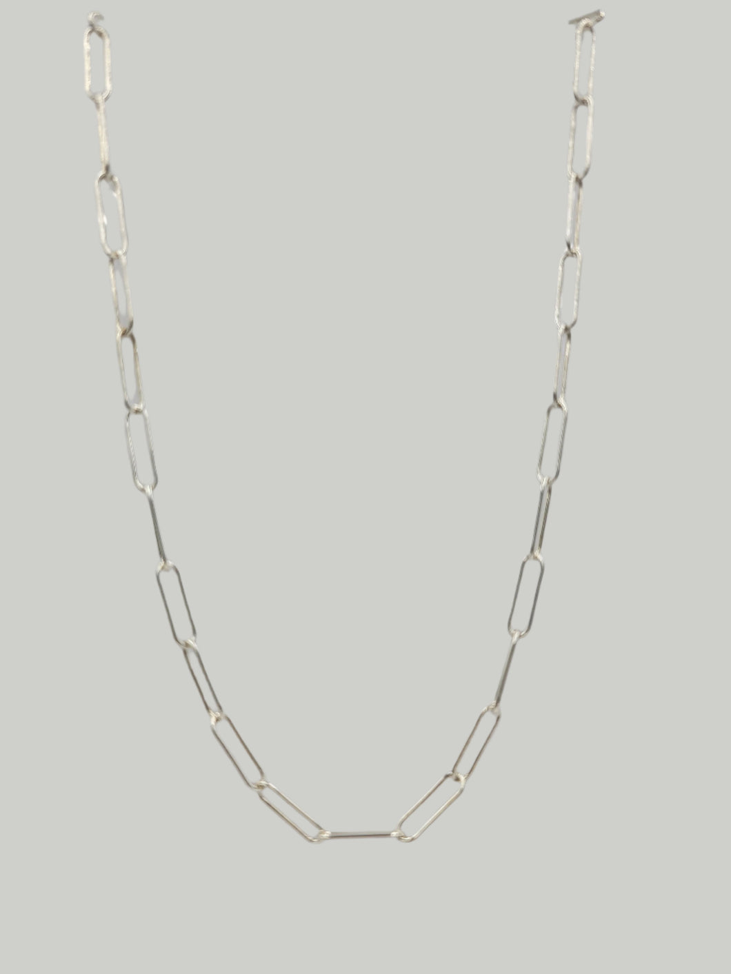 Sterling Silver Paperclip Chain Necklace