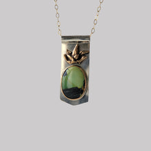 Load image into Gallery viewer, Hubei Turquoise Pineapple Banner Necklace
