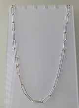 Load image into Gallery viewer, Sterling Silver Paperclip Chain Necklace
