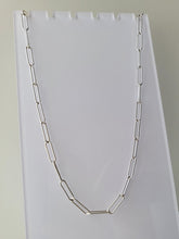 Load image into Gallery viewer, Sterling Silver Paperclip Chain Necklace
