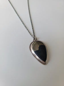 Apache Gold Teardrop Long Pendant Necklace