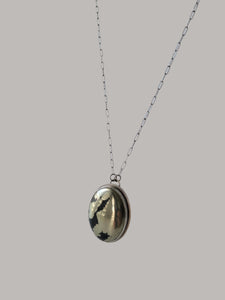 Apache Gold Oval Pendant Necklace