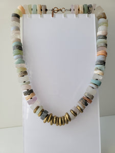 Multicolor Chunky Gemstone Necklace