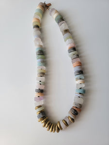 Multicolor Chunky Gemstone Necklace