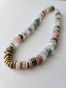 Multicolor Chunky Gemstone Necklace