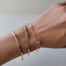 Load image into Gallery viewer, Sterling Silver Paperclip Chain Bracelet
