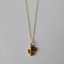 Load image into Gallery viewer, Tiny Saguaro Cactus Necklace
