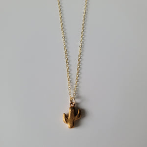 Tiny Saguaro Cactus Necklace