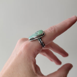 Variscite Statement Ring - Size 9