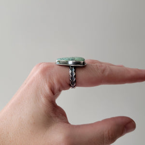Variscite Statement Ring - Size 9